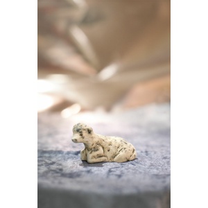 Beige, stor - Sau liggende