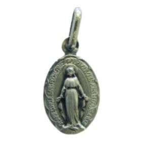Medaljong. Mirakuløs, sølv 13mm
