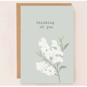 Sympathy Thinking of You Floral Card